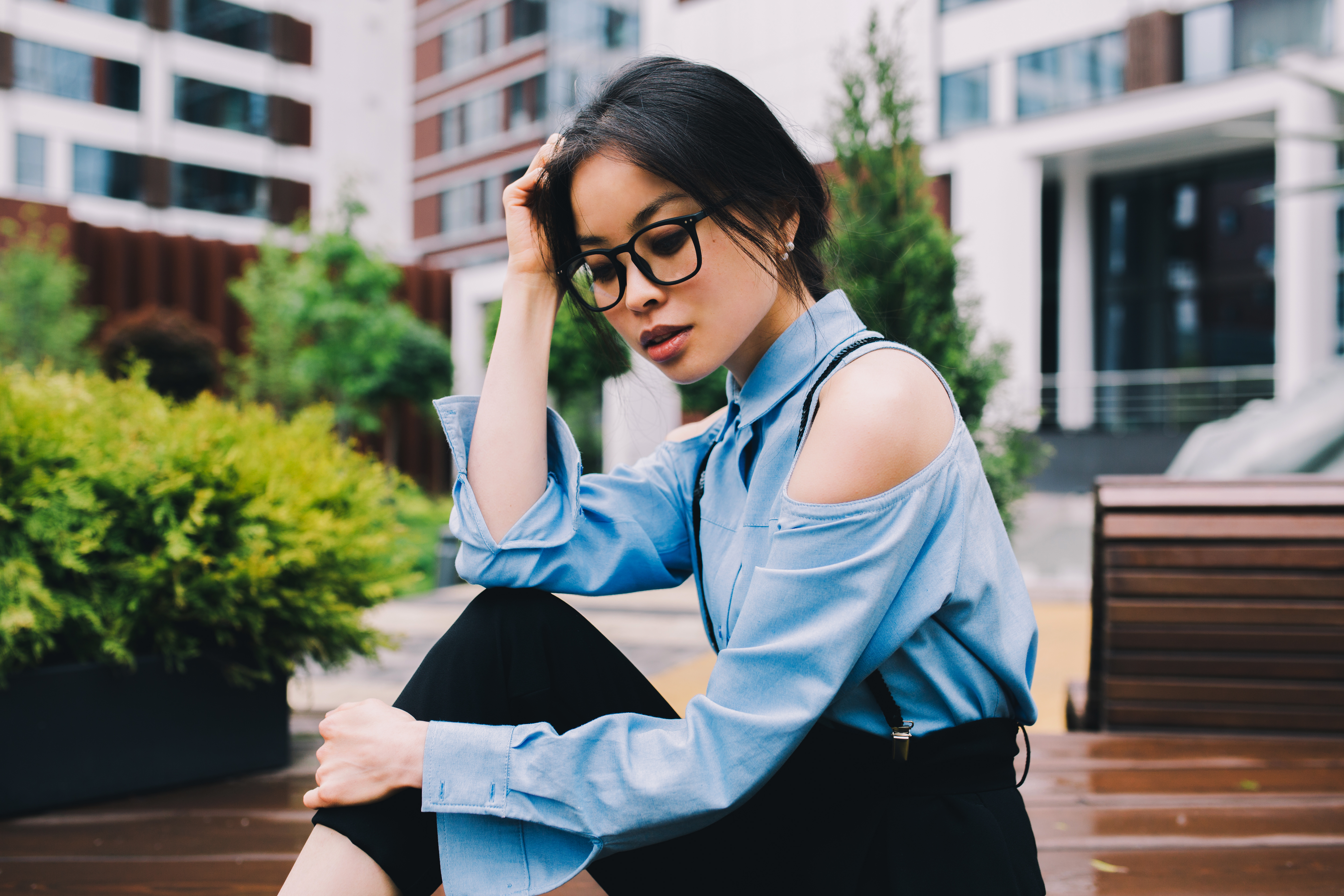 Personal photoshoot with asian girl in the city of London